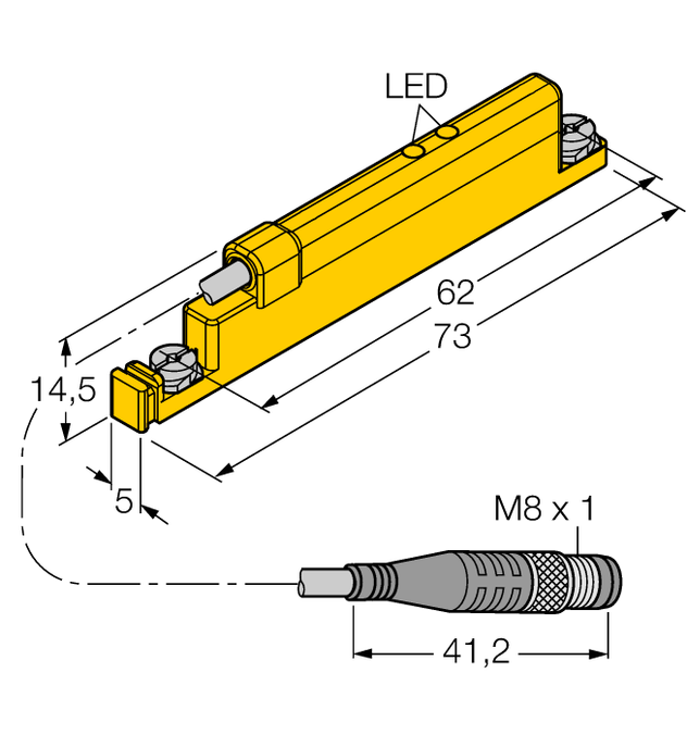 Turck WIM45-UNTL-LIU5X2-0.3-PSG4M