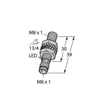 Turck BI3U-EM08-AN6X-V1131, BI3U-EM08-AP6X-V1131, BI3U-EMT08-AP6X-V1131, BI3U-EMT08-AP6X-V1131/S1589, TURCK
