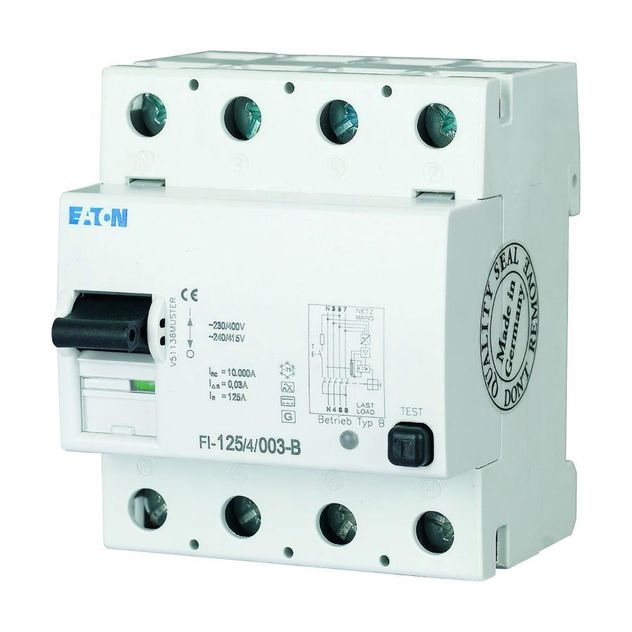 Eaton FI-25/4/003-A, FI-25/4/03-A, FI-40/4/003, FI-40/4/003-A, FI-40/4/03-A, FI-63/4/003-A, FI-63/4/03-A, FI-80/4/03-A