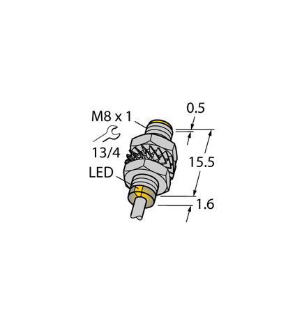Turck BI3-M08KK-AN6X, BI3-M08KK-AP6X