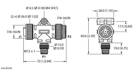 Turck RKM 50-FSM 4-RSM 50/S1055/CS16562