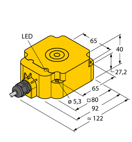 Turck BI50-Q80-Y1X, NI60-Q80-Y1X