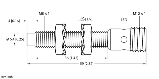 Turck NI3-EG08-AN6X-H1341, NI3-EG08-AP6X-H1341, NI3-EG08-AP6X-H1341/S1589