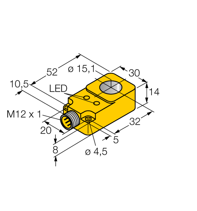 Turck BI15R-Q14-AN6X2-H1141, BI15R-Q14-AP6X2-H1141