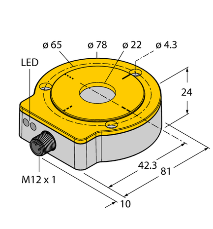 Turck RI360P0-QR24M0-ELIU5X2-H1151/S1321