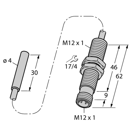 Turck BI1.5-EH04-0.3-M12-SIU-H1141