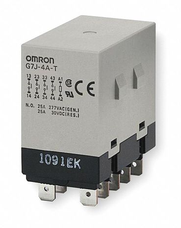 Omron G7J-4A-T-W1 AC100/120, G7J-4A-T-W1 AC200/240, G7J-4A-T-W1 AC24, G7J-4A-T-W1 DC12, G7J-4A-T-W1 DC24