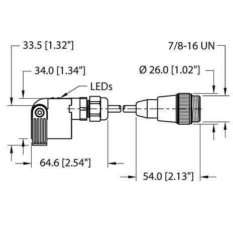 Turck BIM-IKM-AZ3X2-0.2-RSM30 W/KLI3