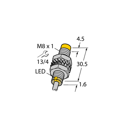 Turck NI3-M08-AN6X, NI3-M08-AP6X, NI5-M08-AN6X, NI5-M08-AP6X