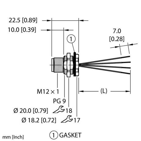 Turck ERSBG-A4.400.2-0.5, ERSBG-A4.400.2-1, ERSBG-A4.400.2-2, ERSBG-A4.400.8-3, ERSVG-A4.400.2-0.5, ERSVG-A4.400.2-1, ERSVG-A4.400.2-2