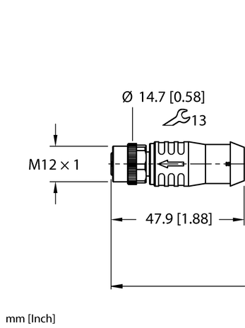 Turck EKRB001-ESWB001-A5.500-WE8Y-0.3