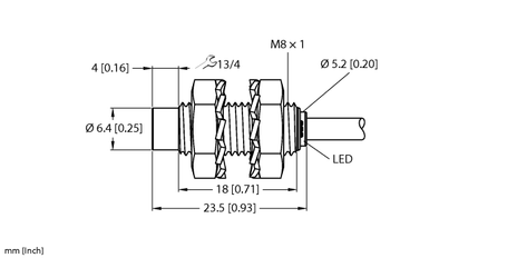 Turck NI3-EG08K-AN6X, NI3-EG08K-AP6X