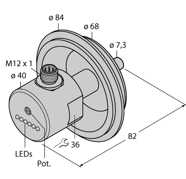 Turck FCS-68A4-AP8X-H1141/D003