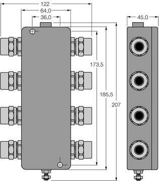 Turck JBBS-48-T615B/EX, JBBS-48SC-T615B/EX, JBBS-49-T615/3G, JBBS-49-T615B/EX, JBBS-49SC-T614/3G, JBBS-49SC-T615/3G, JBBS-49SC-T615B/EX