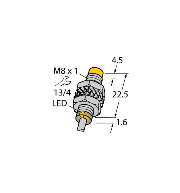 Turck NI3-M08K-AN6X, NI3-M08K-AP6X