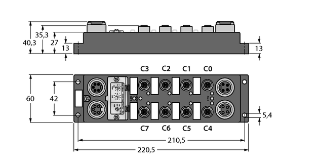 Turck FDNP-L0404G-TT