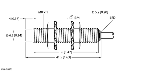 Turck NI3-EG08-AN6X, NI3-EG08-AP6X, NI3-EG08-RP6X