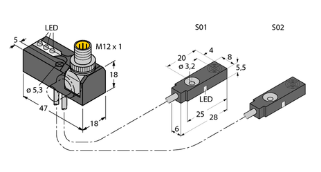 Turck BI2-Q5.5-0.05-BDS-2AP6X3-H1141/S34