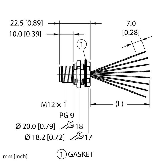 Turck ERSBG-A8.800.4-0.5, ERSBG-A8.800.4-1, ERSBG-A8.800.4-2