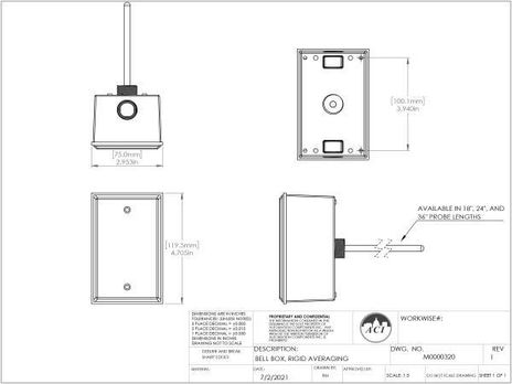 ACI A/CP-RA-12"-BB, A/CP-RA-18"-BB