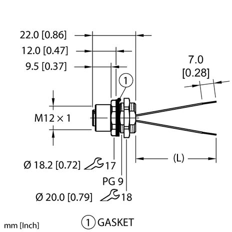 Turck EFKVG2-A4.200.2-0.5