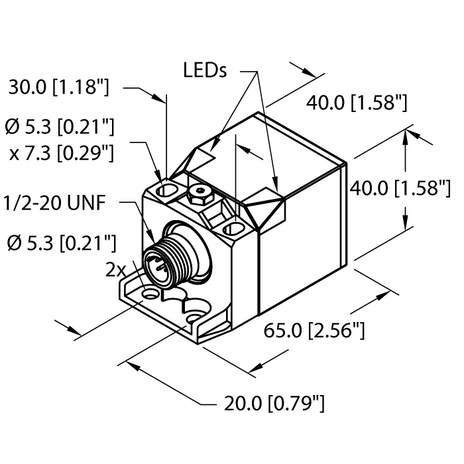 Turck BI15-CK40-AZ3X2-B3131 W/BS2.1, BI15-CK40-RZ3X2-B3131/W/BS2.1, BI15U-CK40-ADZ30X2-B3131 W/BS2.1, BI15U-CK40-RDZ30X2-B3131 W/BS 2.1, NI20-CK40-AZ3X2-B3131 W/BS2.1, NI20-CK40-RZ3X2-B3131 W/BS2.1, NI25U-CK40-ADZ30X2-B3131 W/BS 2.1