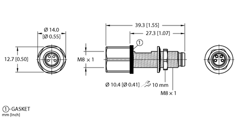 Turck MFSV MFKV 4/M8