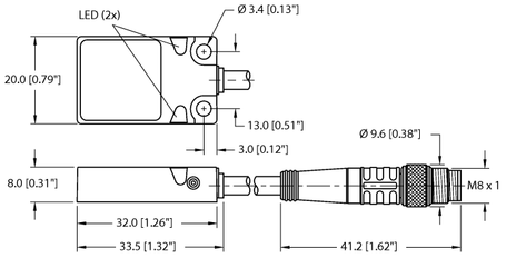 Turck BI5-Q08-AP6X2-0.2-PSG3M, BI5-Q08-AP6X2-0.2-PSG3M/S34, BI5U-Q08-AN6X2-0.2-PSG3M, BI5U-Q08-AN6X2-0.3-PSG3M, BI5U-Q08-AP6X2-0.2-PSG3M, BI7-Q08-AN6X2-0.2-PSG3M, BI7-Q08-AP6X2-0.2-PSG3M, BI7-Q08-AP6X2-0.2-PSG3M/S1154, BI7-Q08-AP6X2-0.5-PSG3M, BI7-Q08-AP6X2-0.5-PSG3M/S1765, BI7-Q08-AP6X2-1-PSG3M, BI7-Q08-AP6X2-2-PSG3M, BI8U-Q08-AN6X2-0.2-PSG3M, BI8U-Q08-AP6X2-0.2-PSG3M, BI8U-Q08-AP6X2-0.5-PSG3M/S1764