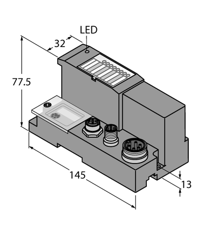Turck BL67-GW-CO, BL67-GW-DPV1