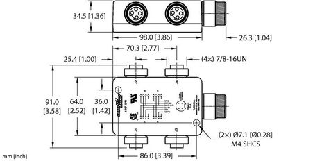 Turck 4 RKF 40-RSF6B6