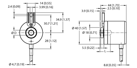 Turck REI-E-112IA0T-2B2500-C, REI-E-112IA0T-2B360-C