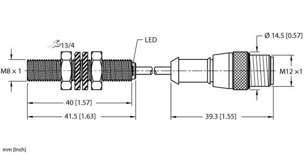 Turck BI2-EG08-AN6X-1-RS4T/S1589, BI2-EG08-VP6X-0.2-RS4.4T