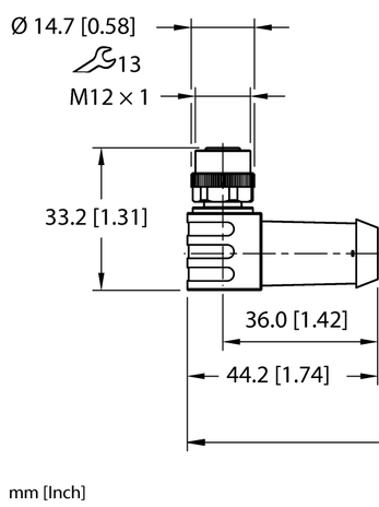 Turck EKWV001-A5.500-FE8Y-20, EKWV001-A5.500-FE8Y-5