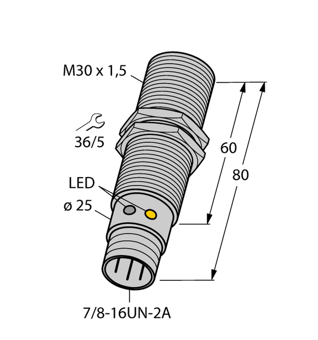 Turck BI10U-G30-ADZ30X2-B1131, BI10U-G30-RDZ30X2-B1131, BI15-EG30H-ADZ30X2-B1131, BI15-G30-ADZ30X2-B1131, BI15-G30-RDZ30X2-B1131