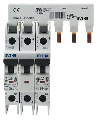 Eaton Z-SV/UL-16/1P-1TE/6, Z-SV/UL-16/2P-2TE/6, Z-SV/UL-16/3P-3TE/6