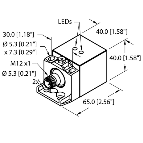 Turck BI20U-CA40-AN6X2-H1141 W/BS 2.1, BI20U-CA40-AP6X2-H1141 W/BS2.1, BI20U-CA40-AP6X2-H1141/S1590 W/BS2.1, BI20U-CA40-AP6X2-H1141/S1591 W/BS2.1, BI20U-CA40-RP6X2-H1143 W/BS2.1