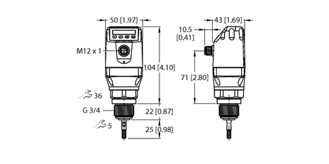 Turck LS-551-0000-LIU22PN8X-H1151, LS-551-0000-LIU24PN8X-H1181
