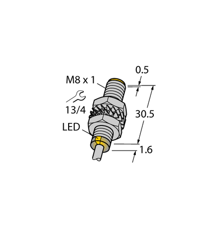 Turck BI2-M08-AN6X, BI2-M08-AP6X, BI2-M08-VP6X 7M, BI3-M08-AN6X, BI3-M08-AP6X