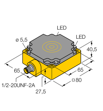 Turck BI40-CP80-FDZ30X2-B3131, BI40-CP80-FZ3X2-B3131, NI50-CP80-FDZ30X2-B3131, NI75U-CP80-FDZ30X2-B3131