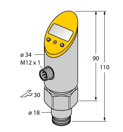 Turck TS-400-LI2UPN8X-H1141, TS-400-LUUPN8X-H1141