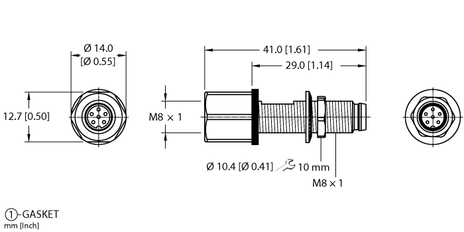 Turck MFSV MFKV 6/M8