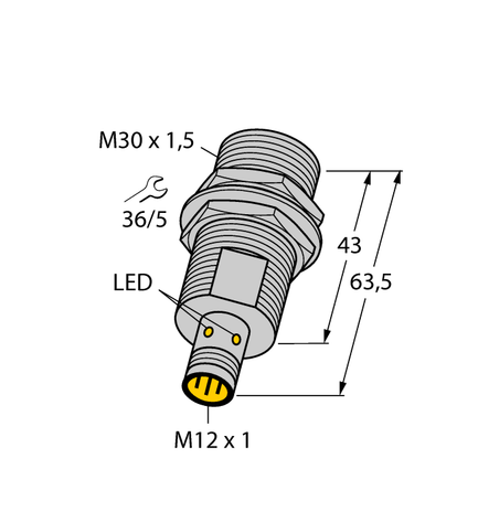 Turck BI10-EG30F-AG6X-H1141, BI10-EG30F-AP6X-H1141