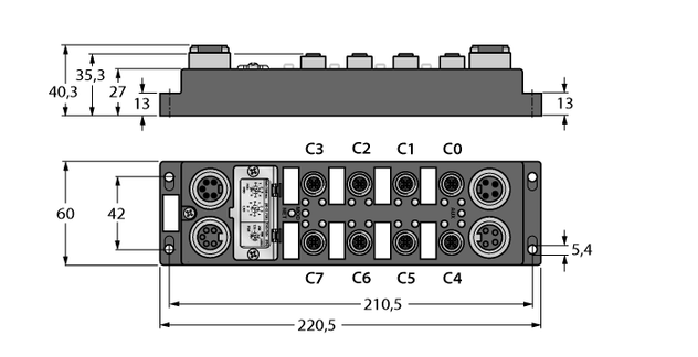 Turck FDNP-CPG88-TT, FDNP-L0808G-TT, FDNP-P0808H-TT, FDNP-P1204G-TT