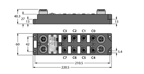 Turck FDNP-S0008G-TT, FDNP-S0008H-TT
