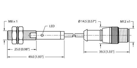 Turck BI1.5-EG08F-AG6X-0.3-RS4.23T, BI1.5-EGT08F-AG6X-0.2-RS4.23T, BI1.5-EGT08F-AP6X-0.3-RS4T