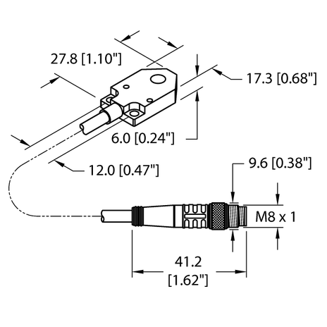 Turck BI3-Q06-AN6X2-0.2-PSG3M, BI3-Q06-AN6X2-0.3-PSG3M, BI3-Q06-AP6X2-0.2-PSG3M, BI3-Q06-AP6X2-0.3-PSG3M