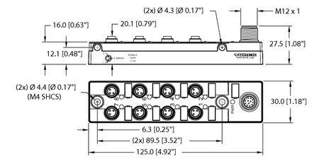 Turck TB-8M8Z-3-FS12, TB-8M8Z-3N2-FS12, TB-8M8Z-3P2-FS12
