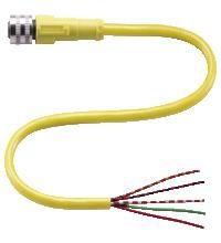 Pepperl+Fuchs FACTORY V125-G-YE2M-PVC, V125-G-YE5M-PVC