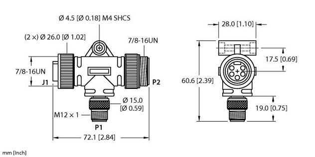 Turck RKM 50-FSM 4-RSM 50/S1055/CS16562