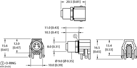 Turck WMFKSH 4F-PCB
